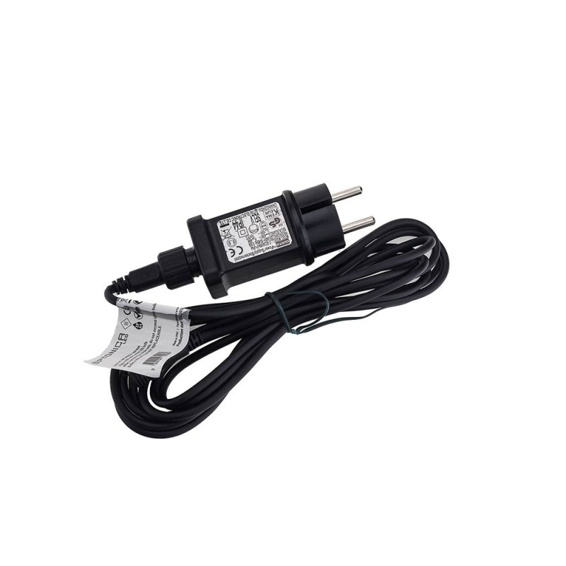 Lichterkette Schwarz inkl. Birnen Warmweiß 10Stk. 8 Meter IP65