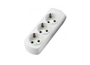 Steckdosenleiste 3-fach ohne Kabel 250V/16A