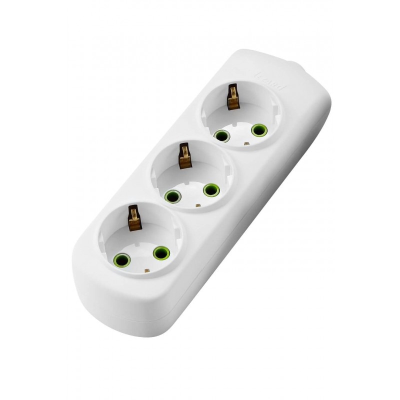 Steckdosenleiste 3-fach ohne Kabel 250V/16A