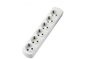 Steckdosenleiste 6-fach ohne Kabel 250V/16A