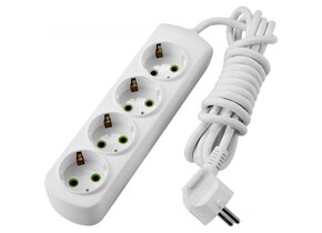 Steckdosenleiste 4-fach 3m Kabel 250V/16A