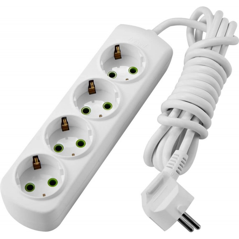 Steckdosenleiste 4-fach 3m Kabel 250V/16A