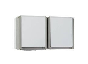 Siemens Delta AP Schuko-Steckdose 2-fach waagrecht 10/16A 250V IP44