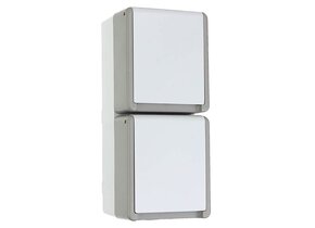 Siemens Delta AP Schuko-Steckdose 2-fach senkrecht 10/16A 250V IP44