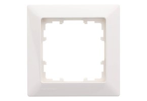 Siemens 1-fach Rahmen titanweiß DELTA line