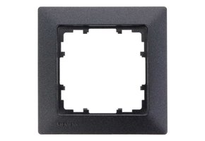 Siemens 1-fach Rahmen carbonmetallic DELTA line