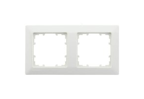 Siemens 2-fach Rahmen titanweiß DELTA line