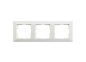 Siemens 3-fach Rahmen titanweiß DELTA line