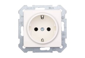 Siemens Schuko-Steckdose titanweiß DELTA i-System 10/16A 250V