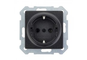 Siemens Schuko-Steckdose carbonmetallic DELTA i-System 10/16A 250V