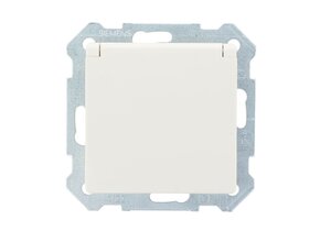 Siemens Schuko-Steckdose Klappdeckel titanweiß DELTA i-System 10/16A 250V