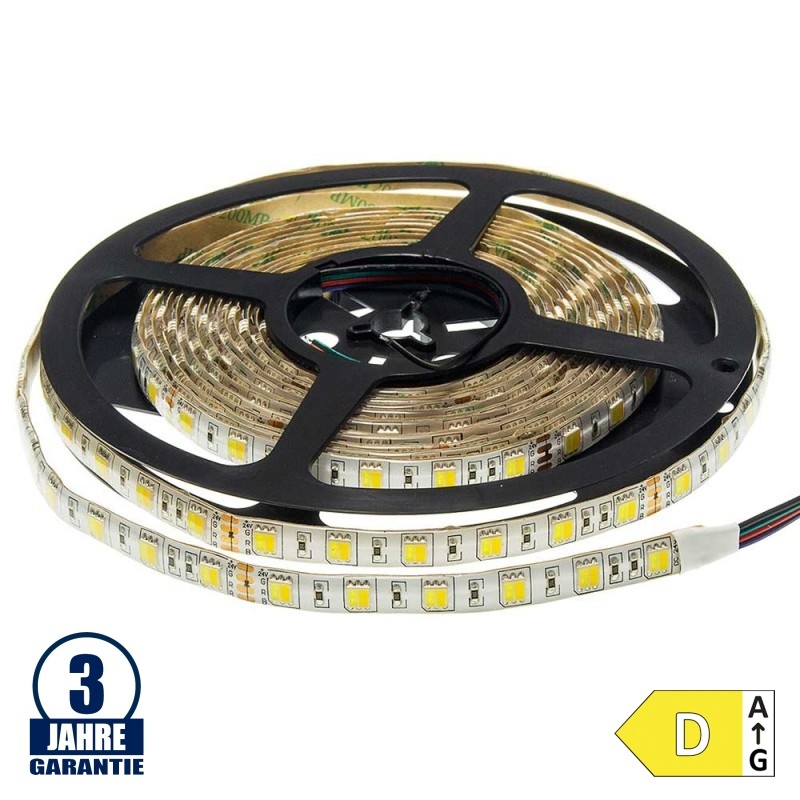 60SMD/m 12W/m 24V Professional Led Streifen 5025 Dual-LED Warm-Kaltweiß 5m Spritzwassergeschützten 5025 Dual-LED Warm-Kaltweiß 5m - Copy