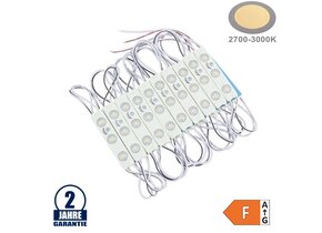LED 12V SMD 3 2835 Modul 1W IP65 Warmweiß SET 20Stk