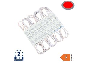 LED 12V SMD 3 2835 Modul 1W IP65 Rot SET 20Stk