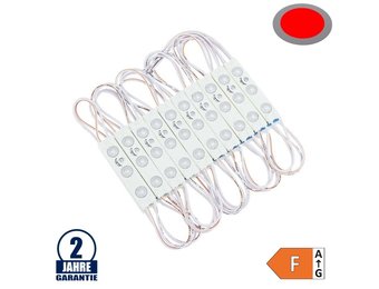 LED 12V SMD 3 2835 Modul 1W IP65 Rot SET 20Stk
