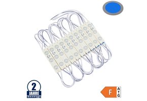 LED 12V SMD 3 2835 Modul 1W IP65 Blau SET 20Stk