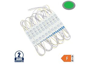 LED 12V SMD 3 2835 Modul 1W IP65 Grün SET 20Stk