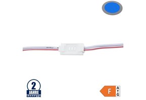 LED 12V SMD 3 3014 Modul 0,36W IP65 Blau SET 20Stk