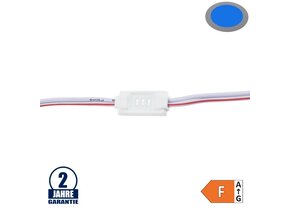 LED 12V SMD 3 3014 Modul 0,36W IP65 Blau SET 20Stk