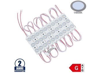 LED 12V SMD 3 2835 Modul 1,5W IP65 Skywhite SET 20Stk