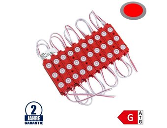 LED 12V SMD 3 2835 Modul 1,5W IP65 Rot SET 20Stk