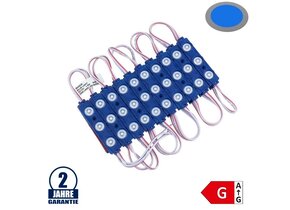 LED 12V SMD 3 2835 Modul 1,5W IP65 Blau SET 20Stk