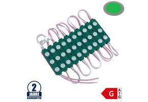 LED 12V SMD 3 2835 Modul 1,5W IP65 Grün SET 20Stk