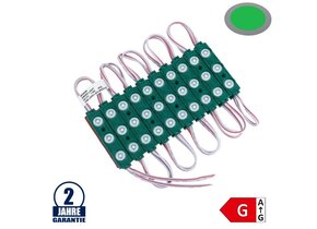 LED 12V SMD 3 2835 Modul 1,5W IP65 Grün SET 20Stk