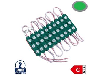 LED 12V SMD 3 2835 Modul 1,5W IP65 Grün SET 20Stk