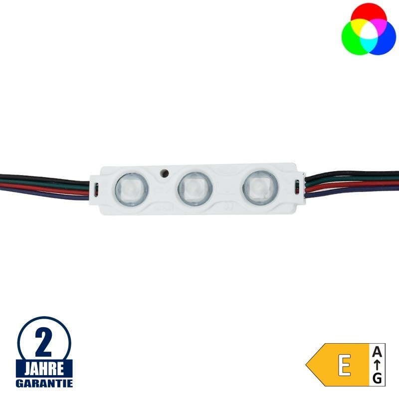 LED 12V SMD 3 5050 Modul 0,75W IP65 RGB SET 20Stk