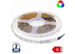 60SMD/m 14,4W/m 24V LED Streifen 5050 RGB 5m Rolle
