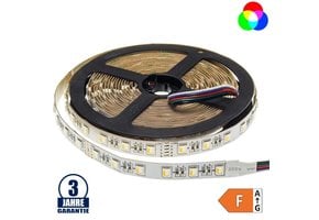 60SMD/m 16W/m 24V Professional LED Streifen RGBWW 5m Rolle
