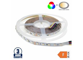 60SMD/m 20W/m 24V Professional Led Streifen RGB+CCT 5m Rolle