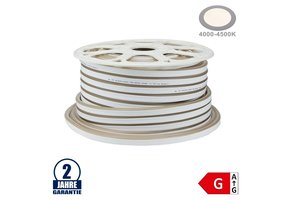 120SMD/m 8,5W 230V Led Flex-Neon Streifen Neutralweiß 1m