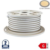 120SMD/m 8,5W 230V LED Flex-Neon Streifen Warmweiß 1m