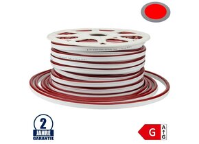 120SMD/m 8,5W 230V LED Flex-Neon Streifen Rot 1m