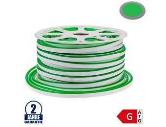120SMD/m 8,5W 230V LED Flex-Neon Streifen Grün 1m