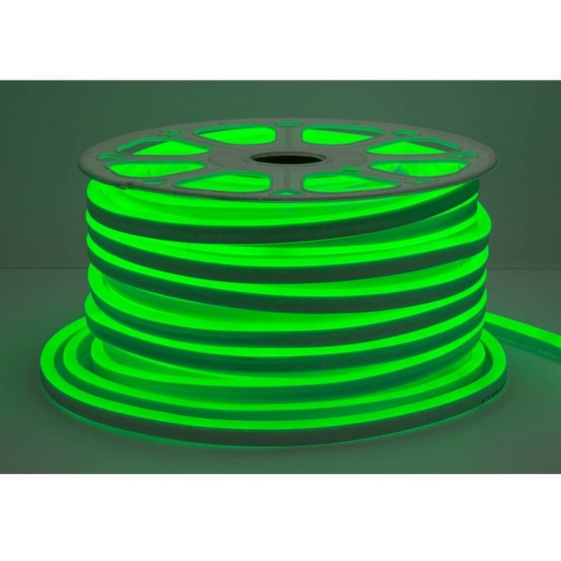 120SMD/m 8,5W 230V LED Flex-Neon Streifen Grün 1m