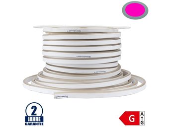 120SMD/m 8,5W 230V Led Flex-Neon Streifen Pink 1m