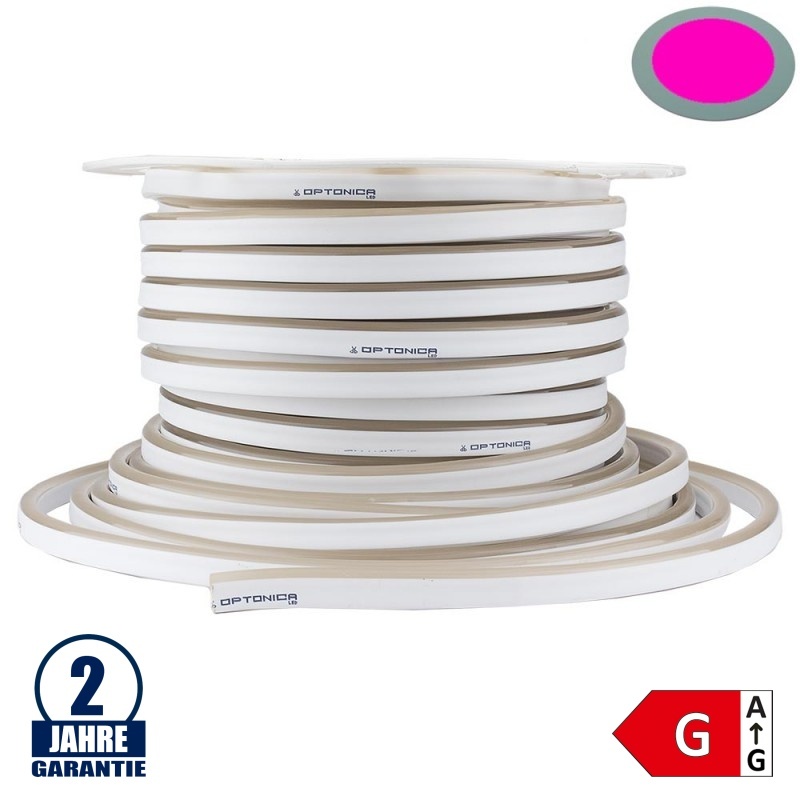 120SMD/m 8,5W 230V Led Flex-Neon Streifen Pink 1m