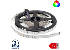 30SMD/m 7,2W/m 12V LED Streifen 5050 RGB 5m Rolle
