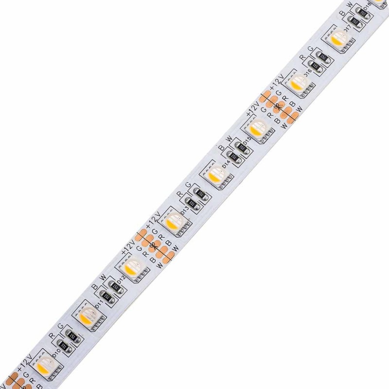 60SMD/m 16W/m 12V Professional LED Streifen RGBWW 5m Rolle