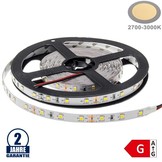 60SMD/m 4,8W/m 12V LED Streifen 2835 Warmweiß 5m