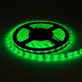 60SMD/m 4,8W/m 12V LED Streifen 3528 Grün Spritzwassergeschützt 5m