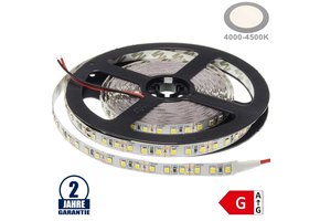 120SMD/m 9,6W/m 12V LED Streifen 2835 Neutralweiß 5m