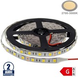 60SMD/m 14,4W/m 12V LED Streifen 5050 Warmweiß 5m