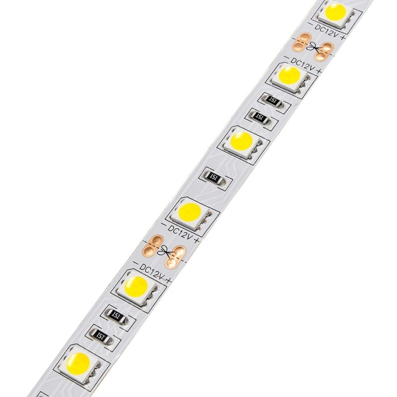 60SMD/m 14,4W/m 12V Led Streifen 5050 Rot 5m