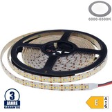198SMD/m 20W/m 12V Professional LED Streifen 2835 Kaltweiß 5m Spritzwassergeschützt