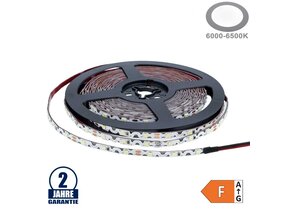 60SMD/m 7,2W/m 12V LED S-Streifen 2835 5m Kaltweiß