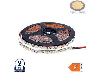 60SMD/m 7,2W/m 12V LED S-Streifen 2835 5m Warmweiß